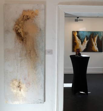 Seelengold Acryl auf Leinwand luanna design