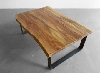 Couchtisch Walnuss schwarz luanna design