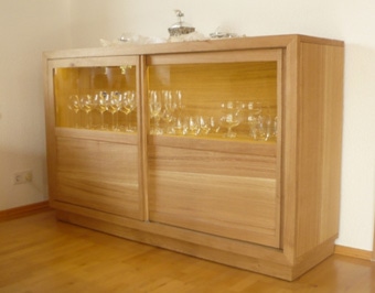 Sideboard mit Schiebetüren Eiche luanna design