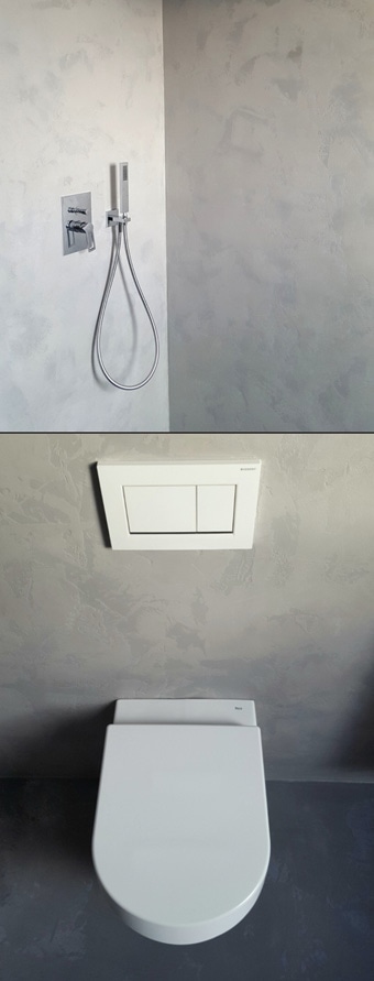 Bad-Gestaltung fugenlos in Langenau luanna design