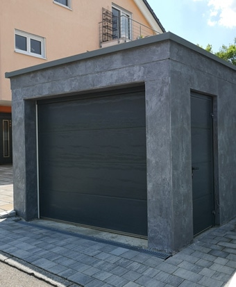 Garagengestaltung in Resin Spachtelmasse in Kuchen luanna design