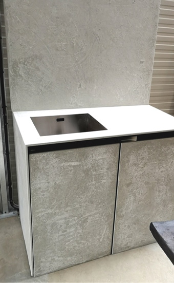 Kühlschrank in Resin Spachtelmasse in Heidenheim luanna design